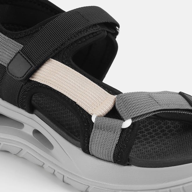 Mochi Women Black Casual Sandals (SKU: 33-1306-11-36)
