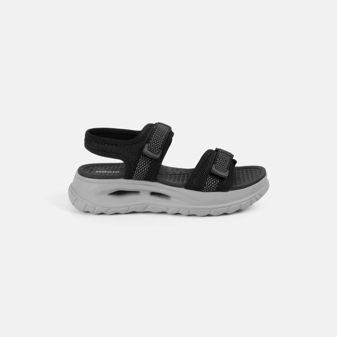 Mochi Women Black Casual Sandals (SKU: 33-1307-11-36)