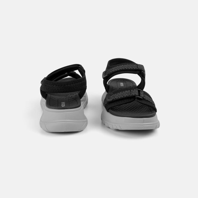 Mochi Women Black Casual Sandals (SKU: 33-1307-11-36)