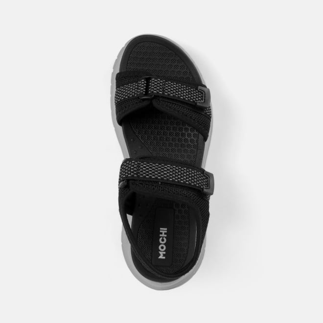 Mochi Women Black Casual Sandals (SKU: 33-1307-11-36)