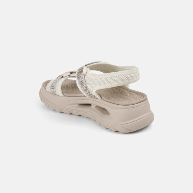 Mochi Women Beige-red Casual Sandals (SKU: 33-1307-89-36)