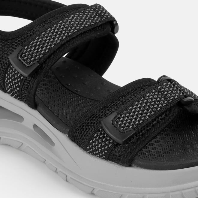 Mochi Women Black Casual Sandals (SKU: 33-1307-11-36)