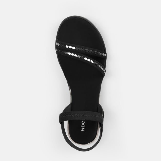 Mochi Women Black Casual Sandals (SKU: 33-1329-11-40)