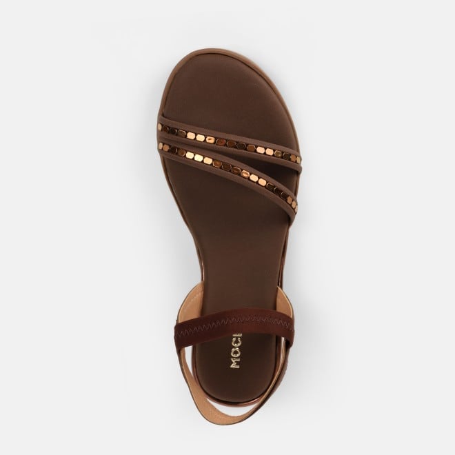 Mochi Women Brown Casual Sandals (SKU: 33-1329l-12-42)