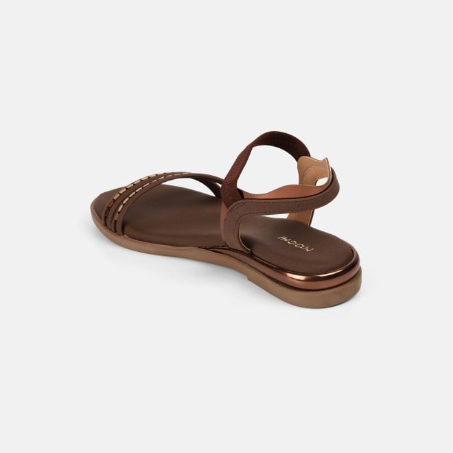 Mochi Women Brown Casual Sandals (SKU: 33-1329l-12-42)