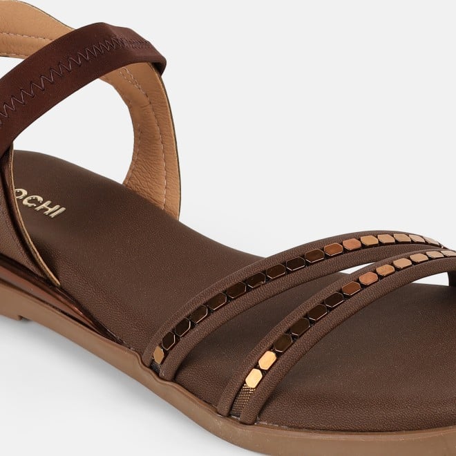 Mochi Women Brown Casual Sandals (SKU: 33-1329l-12-42)