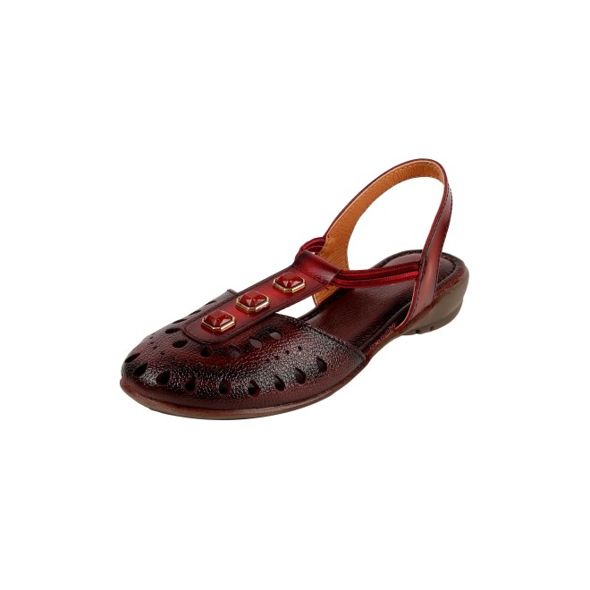 Mochi Women Maroon Casual Sandals (SKU: 33-1333-44-36)