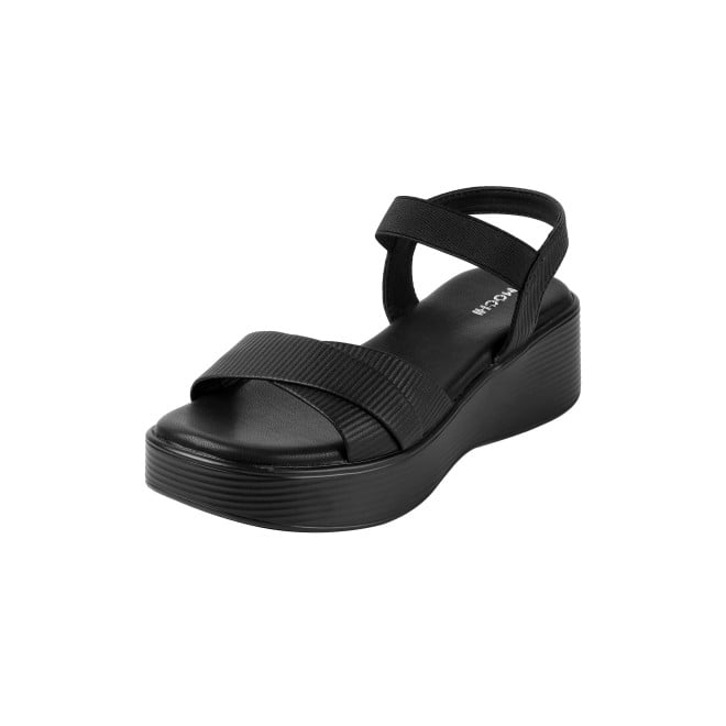 Mochi Women Black Casual Sandals (SKU: 33-1338-11-36)