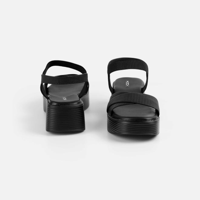 Mochi Women Black Casual Sandals (SKU: 33-1338-11-36)