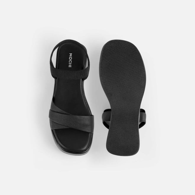 Mochi Women Black Casual Sandals (SKU: 33-1338-11-36)