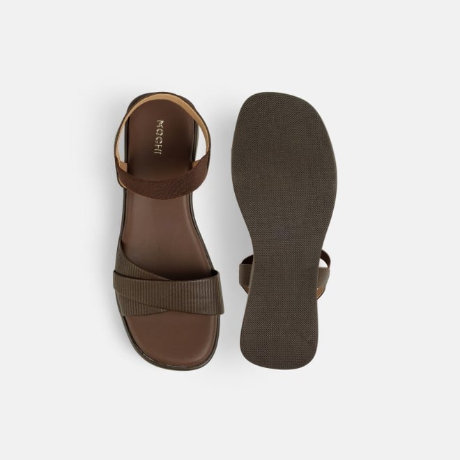 Mochi Women Brown Casual Sandals (SKU: 33-1338-12-36)