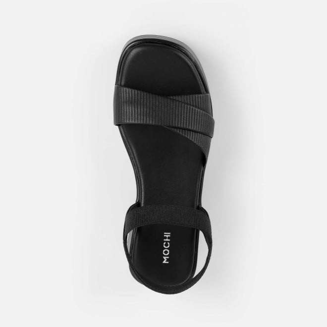 Mochi Women Black Casual Sandals (SKU: 33-1338-11-36)