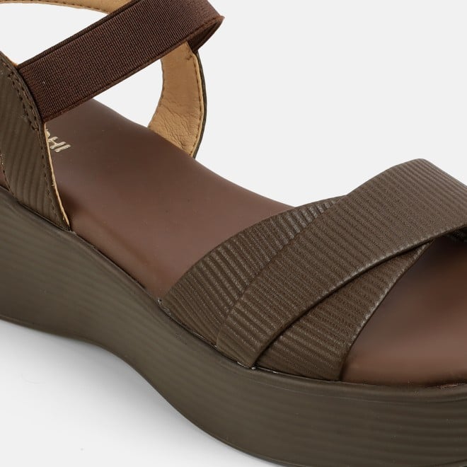 Mochi Women Brown Casual Sandals (SKU: 33-1338-12-36)