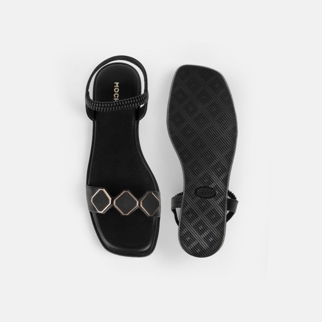 Mochi Women Black Casual Sandals (SKU: 33-1341L-11-42)