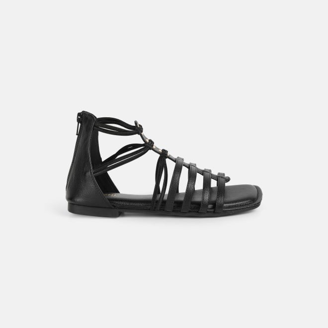 Mochi Women Black Casual Gladiators (SKU: 33-1344-11-36)