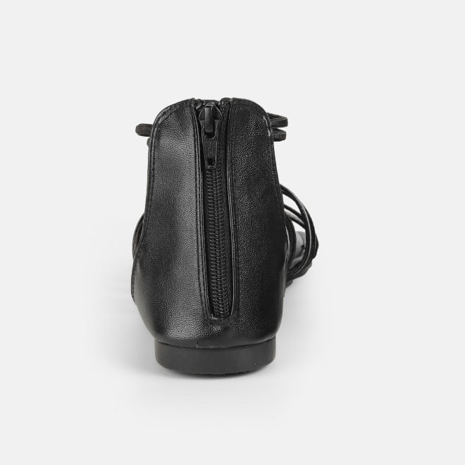 Mochi Women Black Casual Gladiators (SKU: 33-1344-11-36)