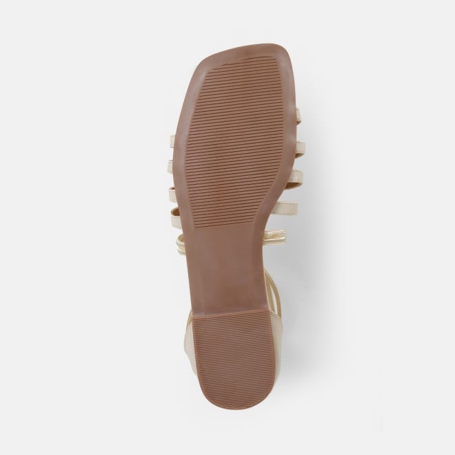 Mochi Women Beige Casual Gladiators (SKU: 33-1344-20-36)