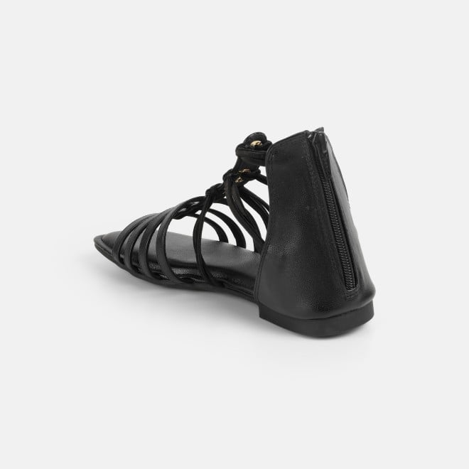Mochi Women Black Casual Gladiators (SKU: 33-1344-11-36)