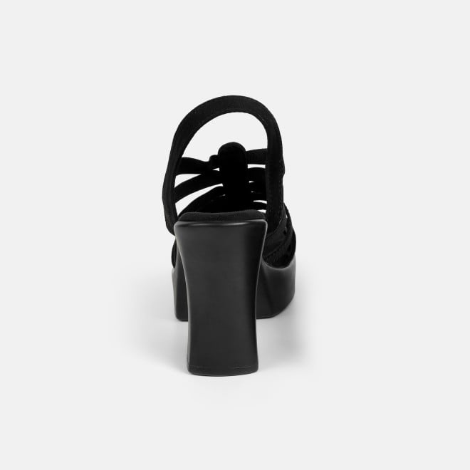 Mochi Women Black Casual Sandals (SKU: 33-1350-11-36)