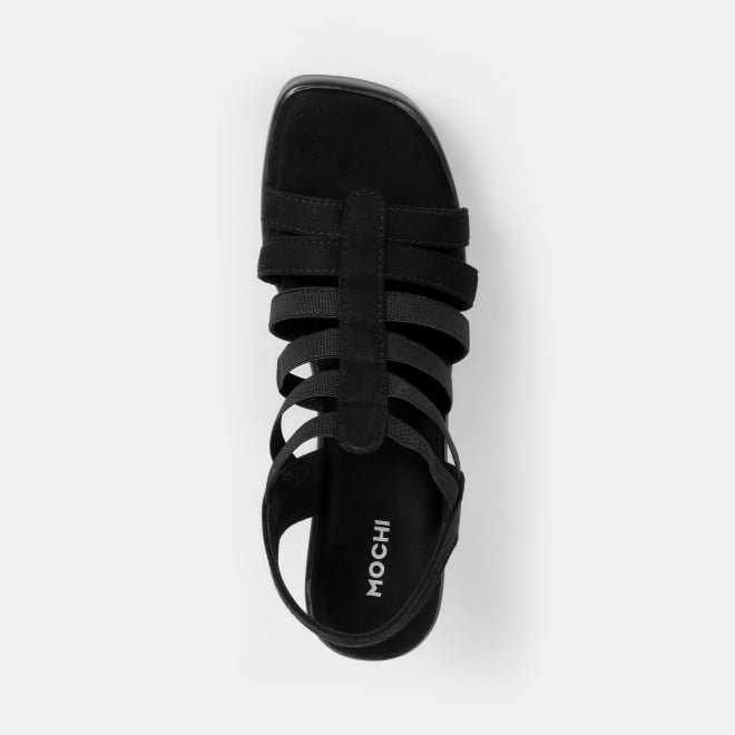 Mochi Women Black Casual Sandals (SKU: 33-1350-11-36)
