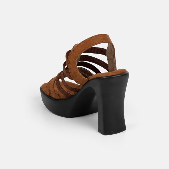 Mochi Women Tan Casual Sandals (SKU: 33-1350-23-36)