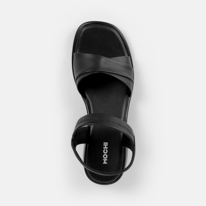 Mochi Women Black Casual Sandals (SKU: 33-1351-11-36)