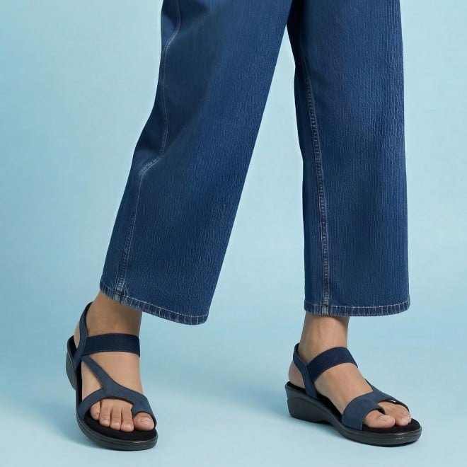 Mochi Women Blue-navy Casual Sandals (SKU: 33-1353-17-36)