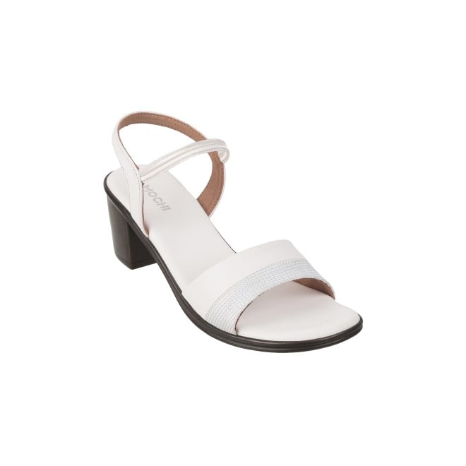 Mochi Women White Casual Sandals (SKU: 33-1363-16-36)