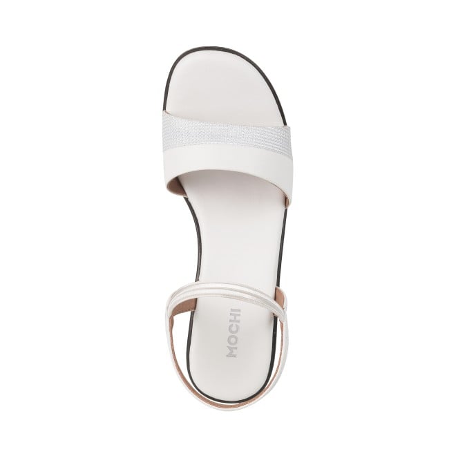 Mochi Women White Casual Sandals (SKU: 33-1363-16-36)