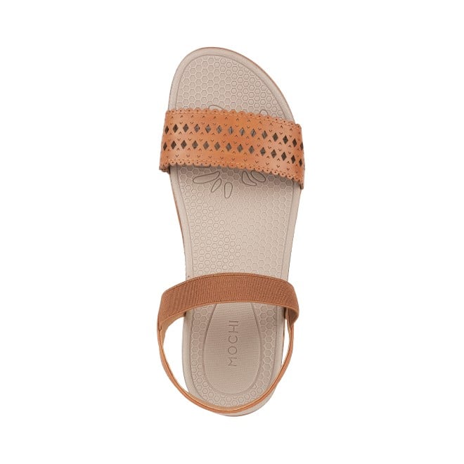 Mochi Women Tan Casual Sandals (SKU: 33-1368-23-36)