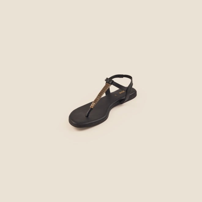 Mochi Women Black Casual Sandals (SKU: 33-1417-11-36)