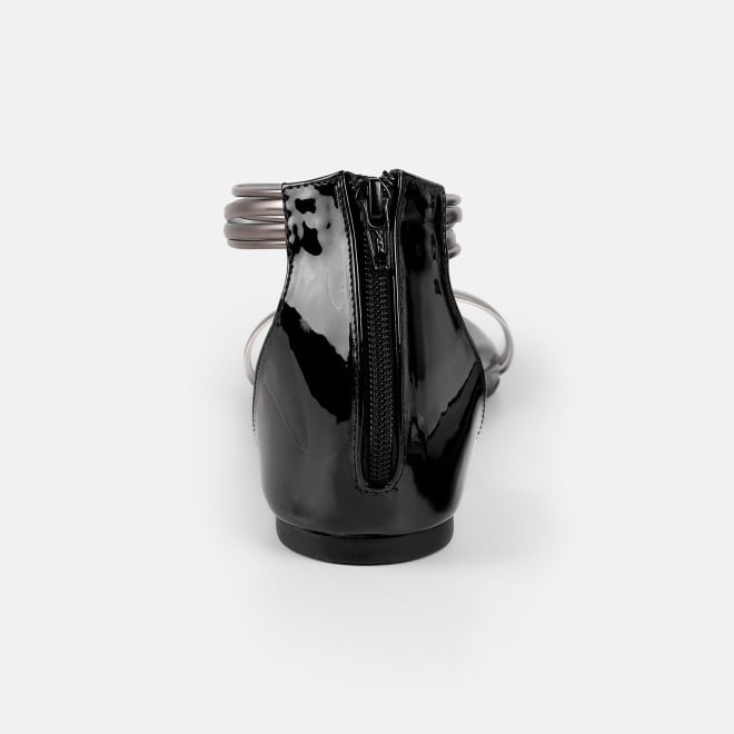 Mochi Women Black Casual Sandals (SKU: 33-1445-11-36)