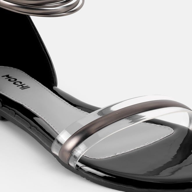 Mochi Women Black Casual Sandals (SKU: 33-1445-11-36)