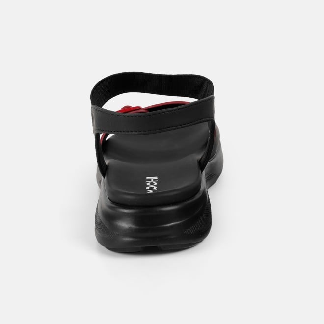 Mochi Women Black Casual Sandals (SKU: 33-1458-11-36)