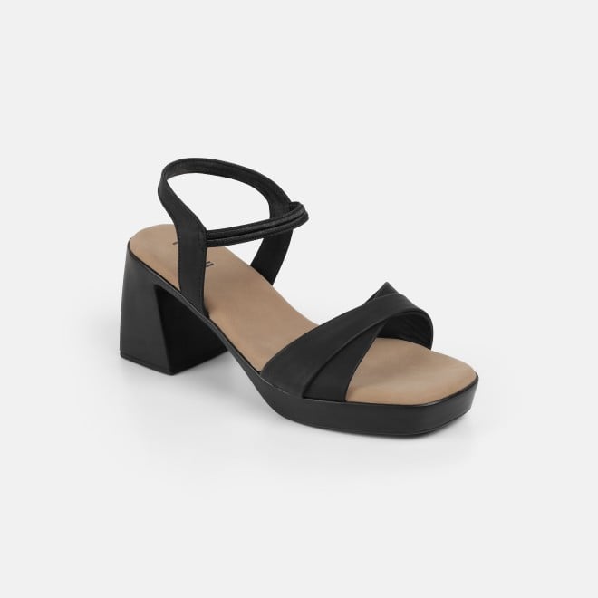 Mochi Women Black Casual Sandals (SKU: 33-1460-11-36)
