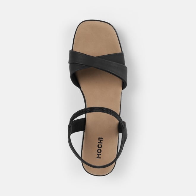 Mochi Women Black Casual Sandals (SKU: 33-1460-11-36)