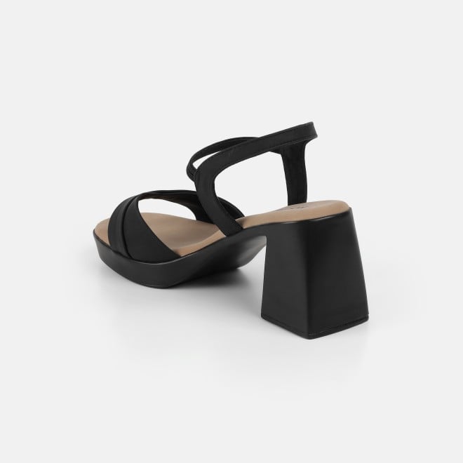 Mochi Women Black Casual Sandals (SKU: 33-1460-11-36)