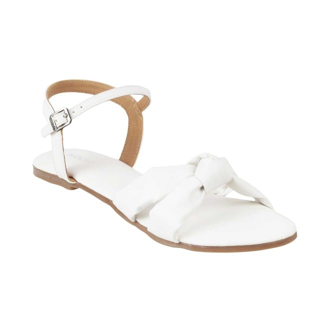 Mochi White Casual Sandals