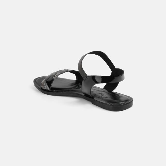 Mochi Women Black Casual Sandals (SKU: 33-1516-11-36)