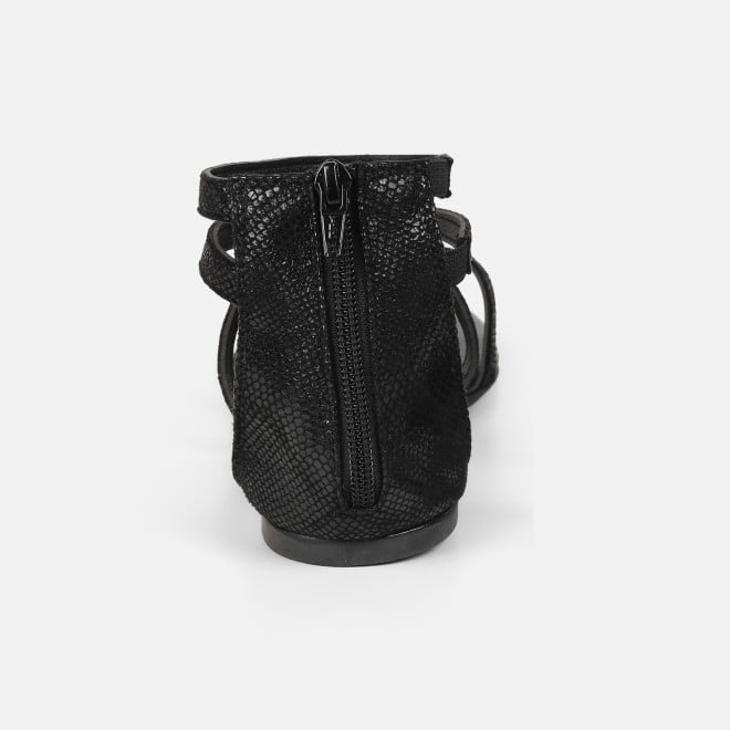 Mochi Women Black Casual Gladiators (SKU: 33-1529-11-36)