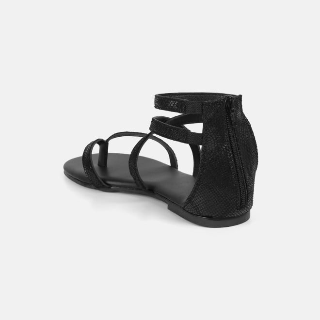 Mochi Women Black Casual Gladiators (SKU: 33-1529-11-36)