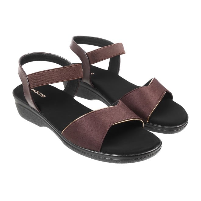 Mochi Women Brown Casual Sandals