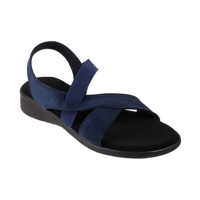 Mochi Women Blue Casual Sandals