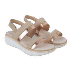 Women Beige Casual Sandals