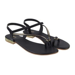 Women Black Casual Sandals