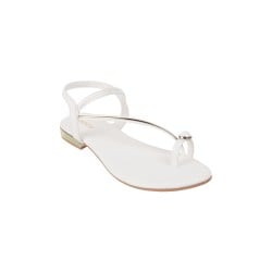 Women White Casual Sandals