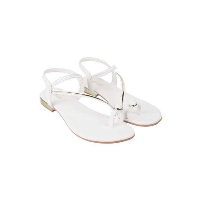 Mochi Women White Casual Sandals (SKU: 33-251L-16-42)