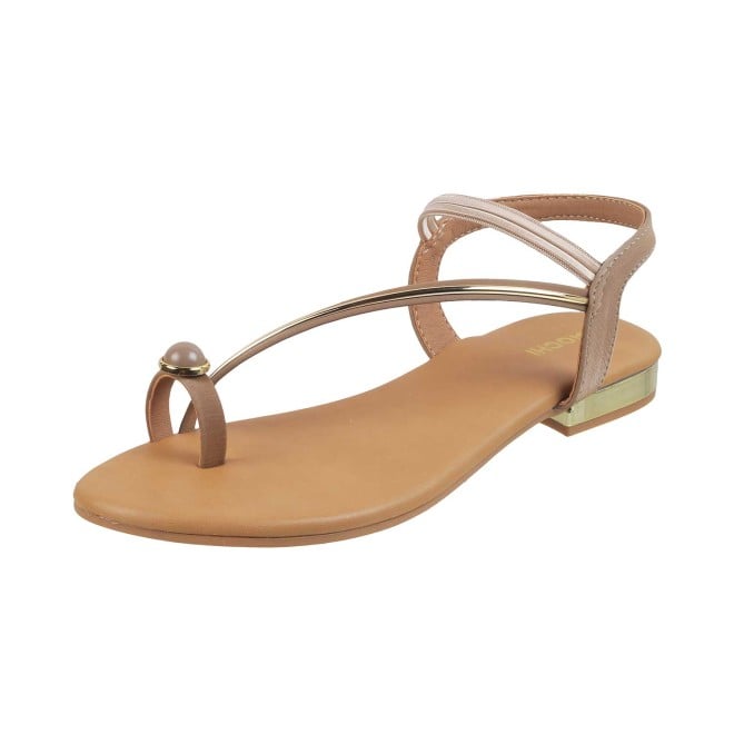 Mochi Women Khaki Casual Sandals (SKU: 33-251L-62-42)