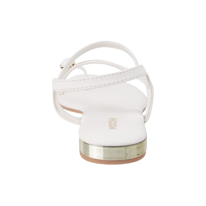 Mochi Women White Casual Sandals (SKU: 33-251L-16-42)