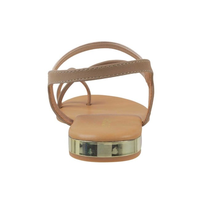 Mochi Women Khaki Casual Sandals (SKU: 33-251L-62-42)
